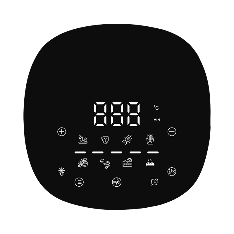 Freidora de aire digital de 4 litros con vista clara