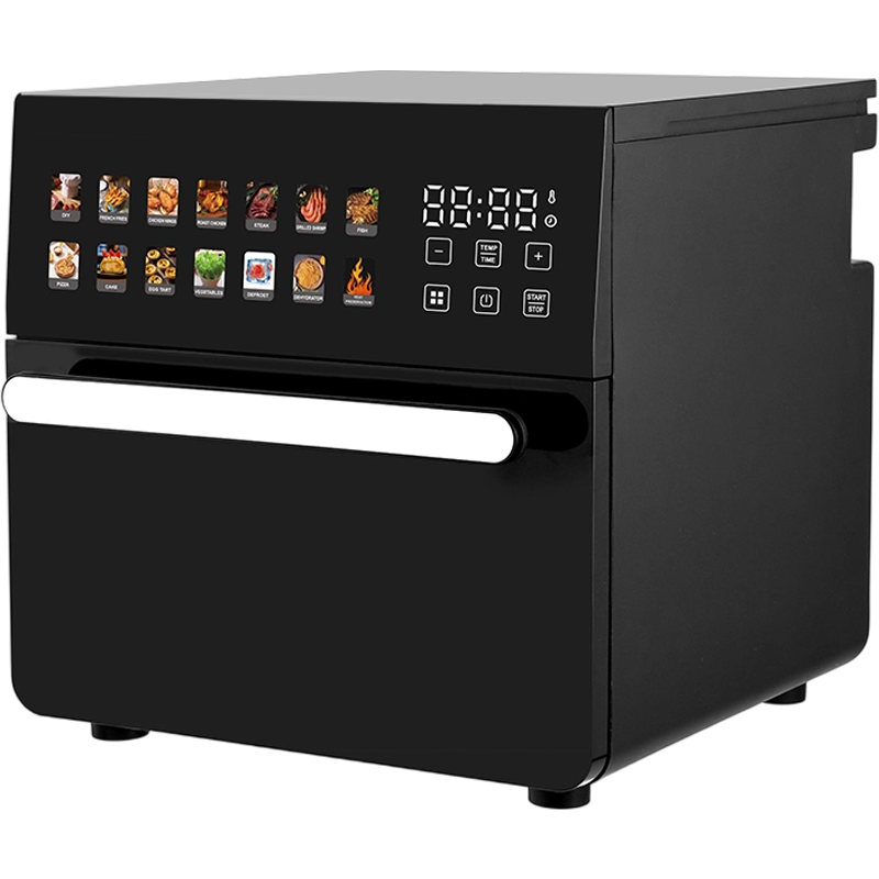 Horno freidora de aire digital de gran capacidad de 15 l con doble elemento calefactor